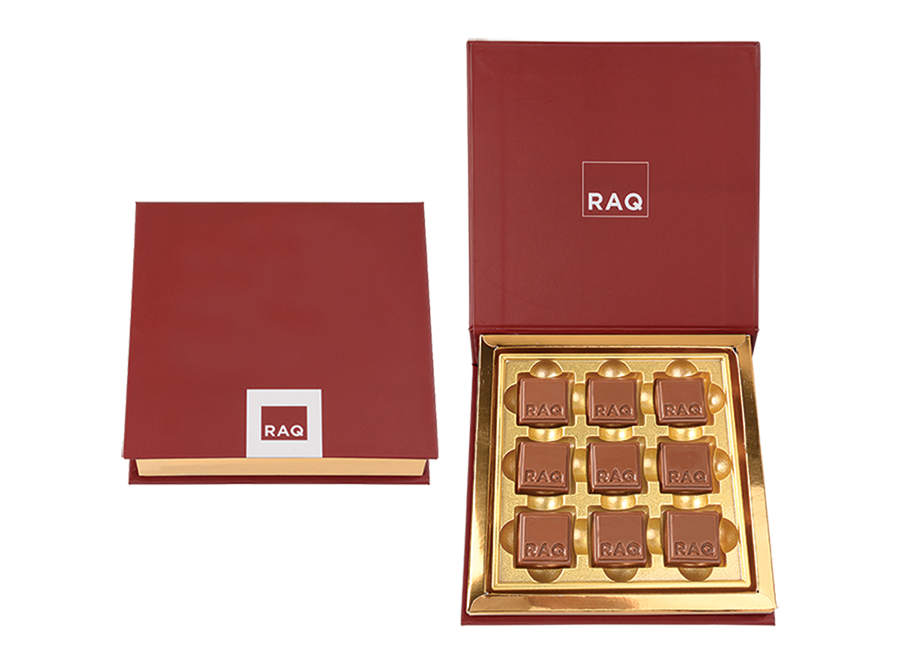 Neo, 9 pieces Customized Belgian Chocolates. More Details….. – Chocovana
